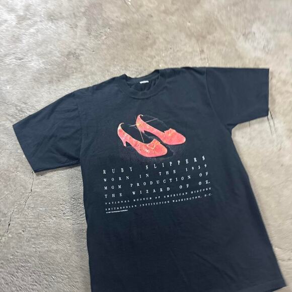 Vintage VTG 90’s Smithsonian Museum Wizard Of Oz Single Stitch Graphic T-Shirt - Picture 4 of 8